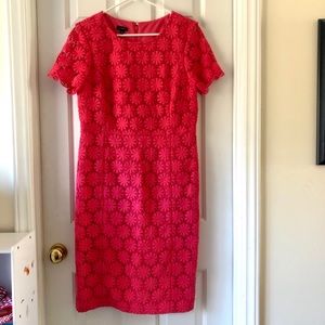 Talbots Pink Lace Dress